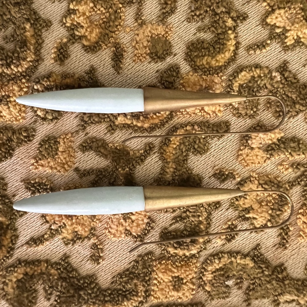 Pale blue Jade earrings